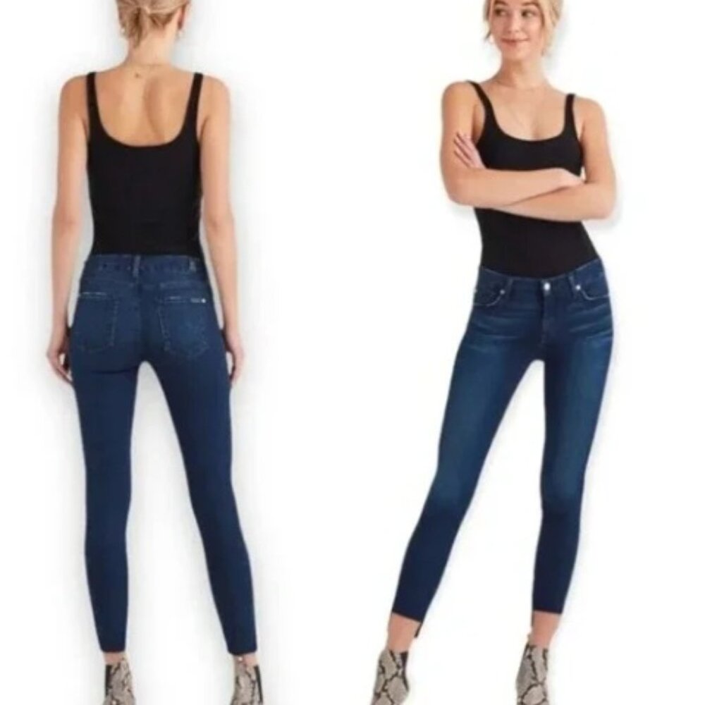 NWT 7 For All Mankind B(air) the Ankle Skinny Varnish NEW Size 26 /2 Jean Jeans
